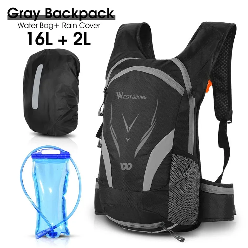 16L Sport Cycling Backpack Waterproof Ultralight Bicycle Bag Outdoor Mountaineering Hiking Climbing Travel Backpack