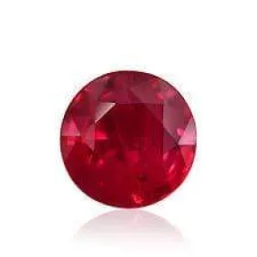 2.5mm Round Cut Loose Ruby Gemstone, High Quality