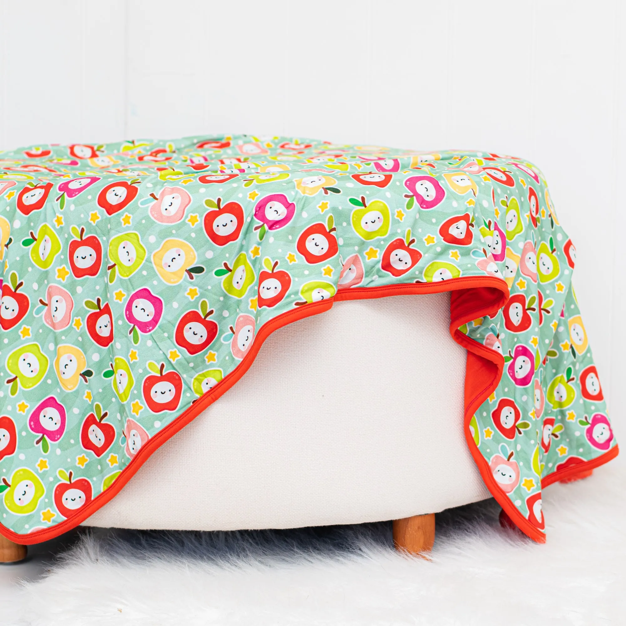 3 LAYER OVERSIZED COZY BLANKET- Kawaii Apple