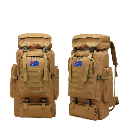 80L Tactical Hiking Backpack