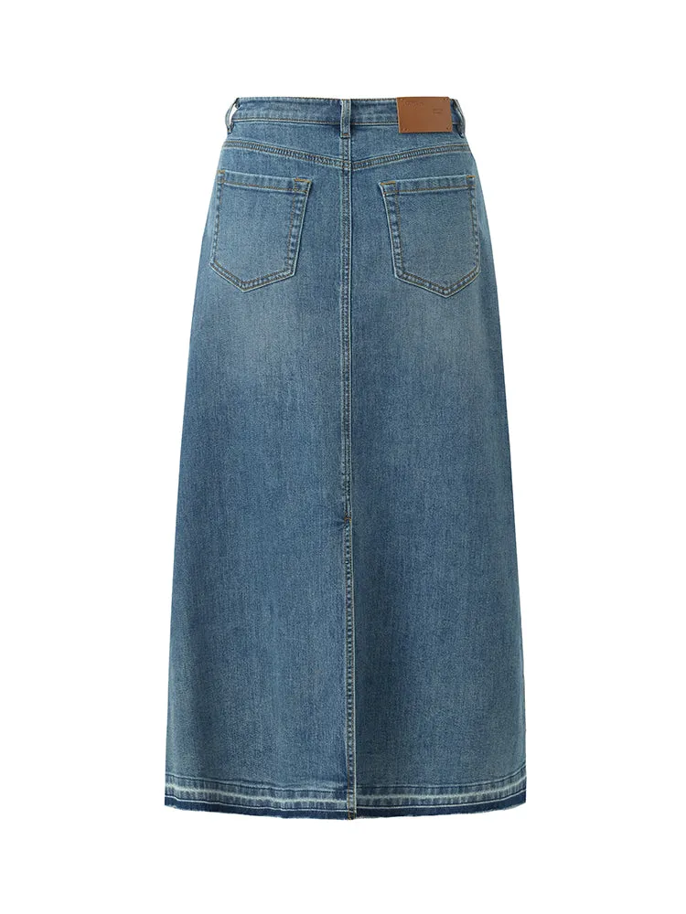 A-Line Denim Women Skirt