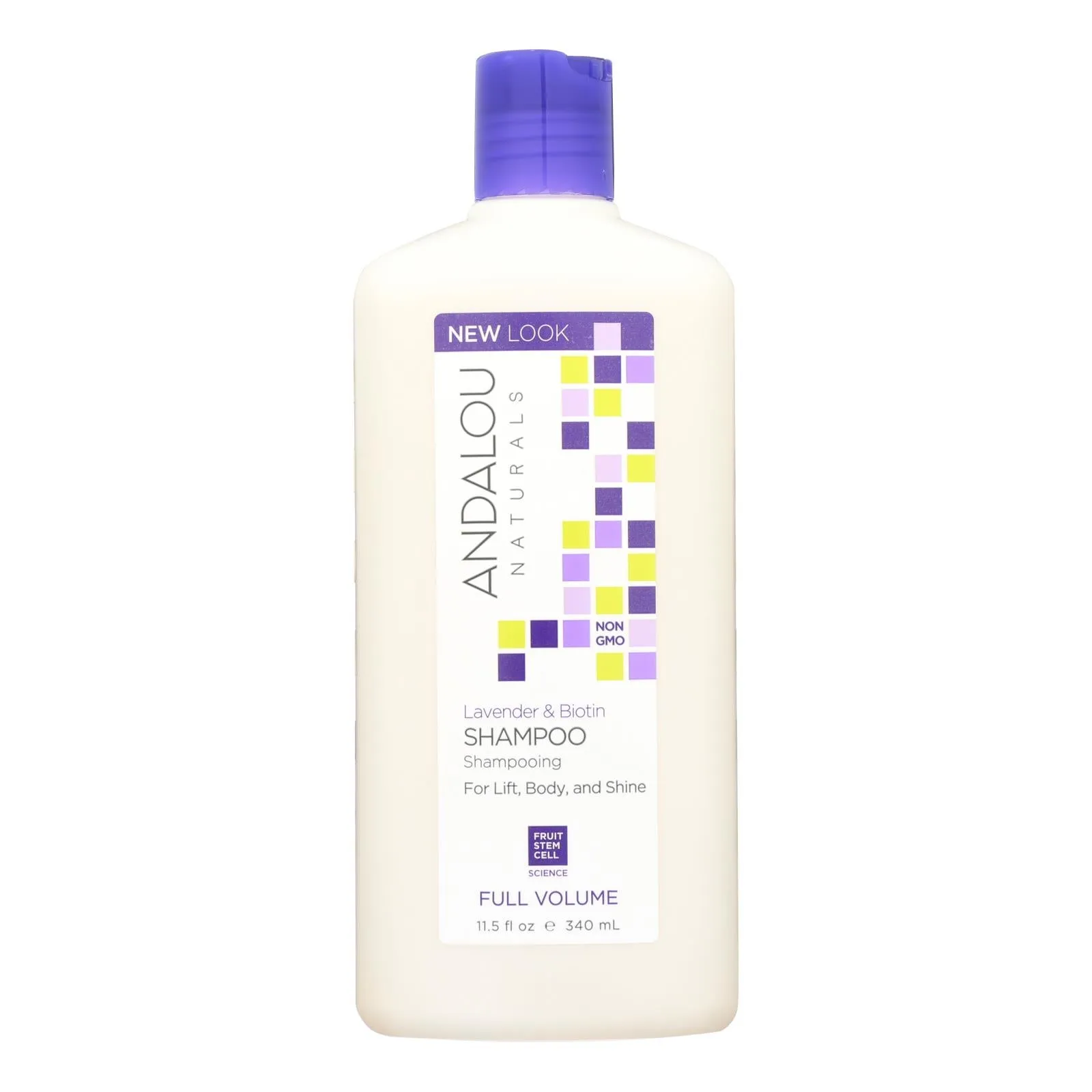 Andalou Naturals Full Volume Lavender and Biotin Shampoo - 11.5 fl oz