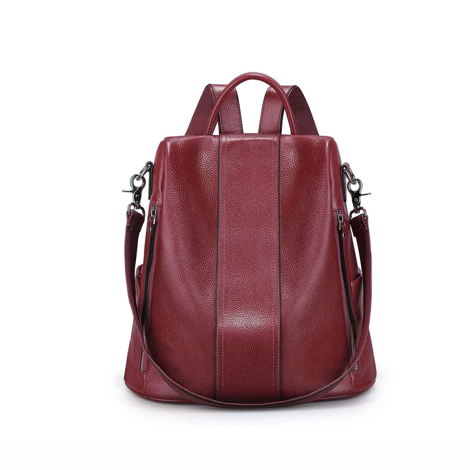 Anti-theft Soft Leather Women Backpack