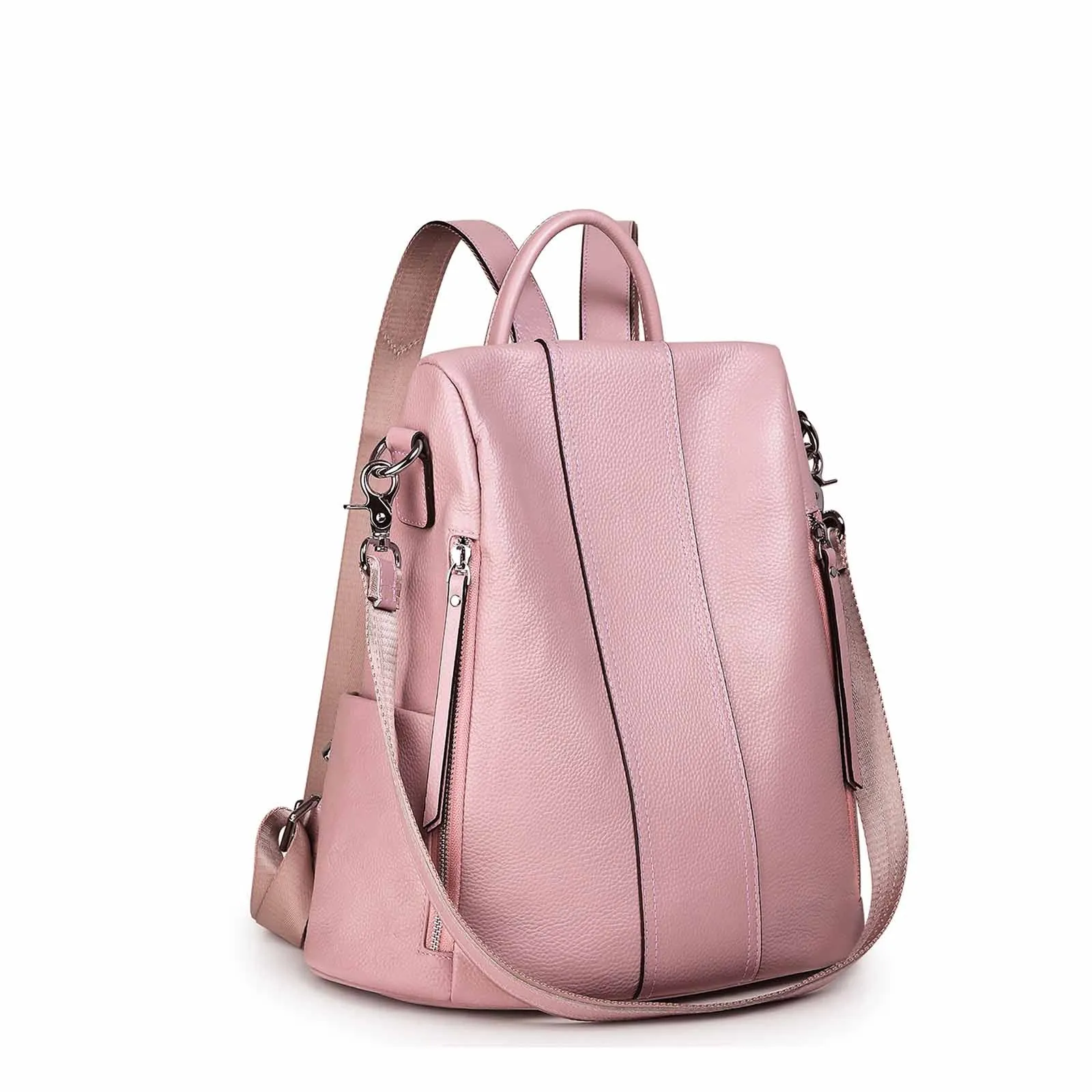 Anti-theft Soft Leather Women Backpack