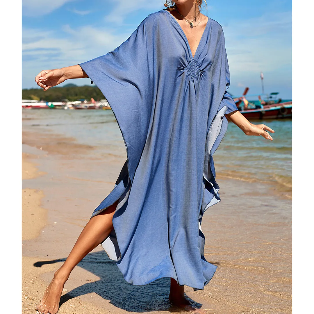 Athena Loose Maxi  Kaftan Tunic Beach Cover Up