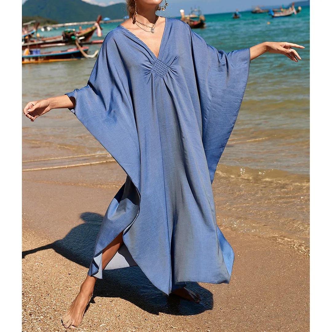 Athena Loose Maxi  Kaftan Tunic Beach Cover Up