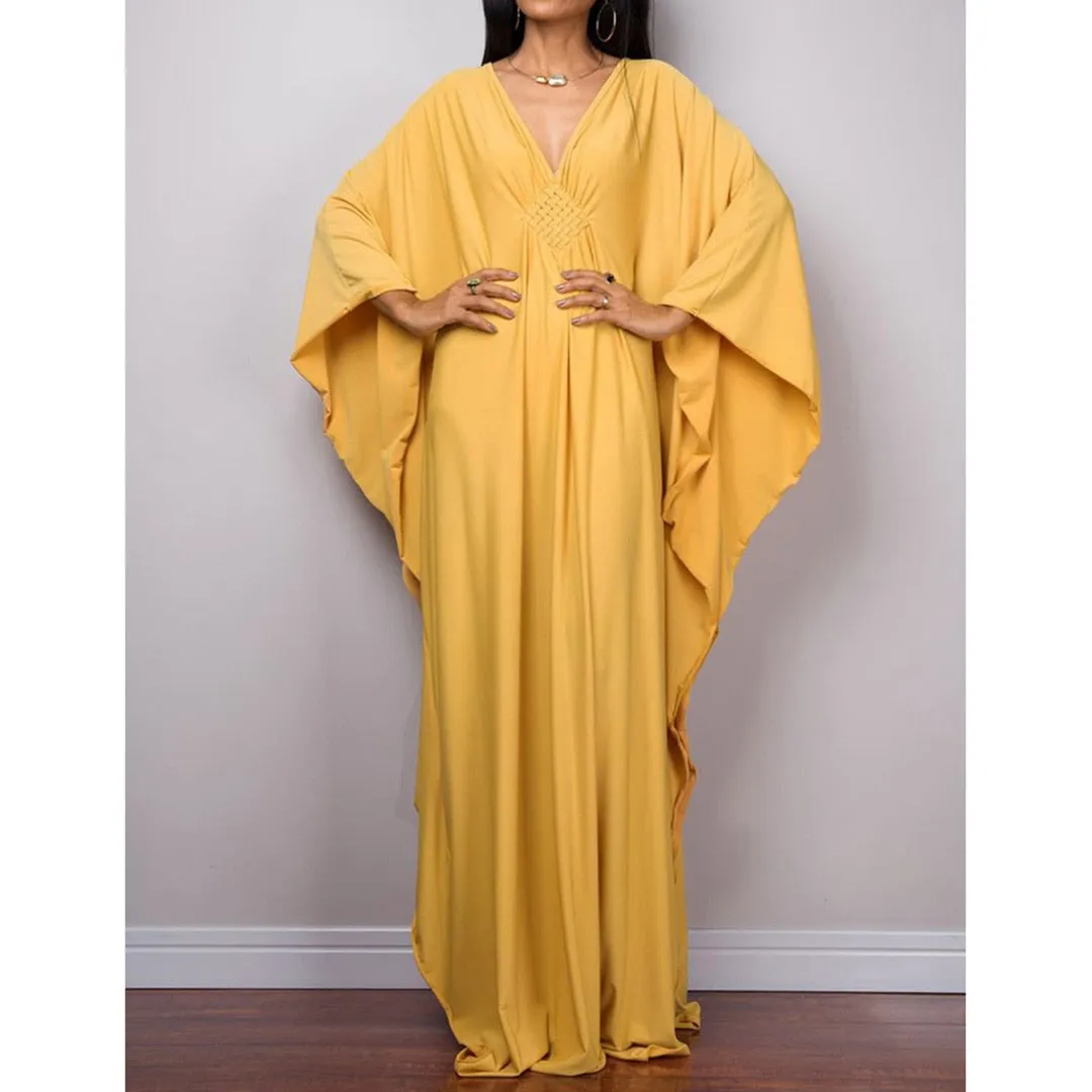 Athena Loose Maxi  Kaftan Tunic Beach Cover Up