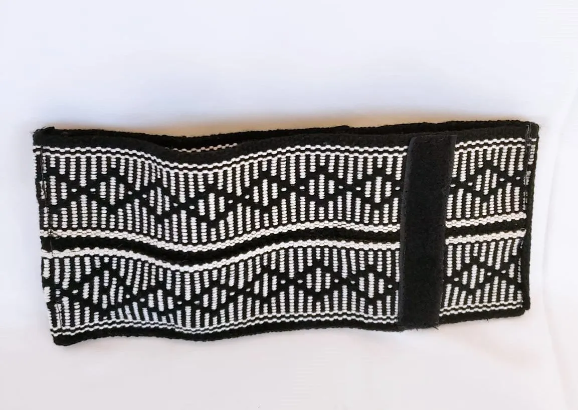 Black and White Handmade Wayuu Men's Wallet