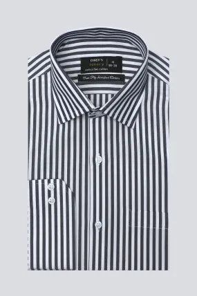 Black Bengal Stripe Formal Shirt