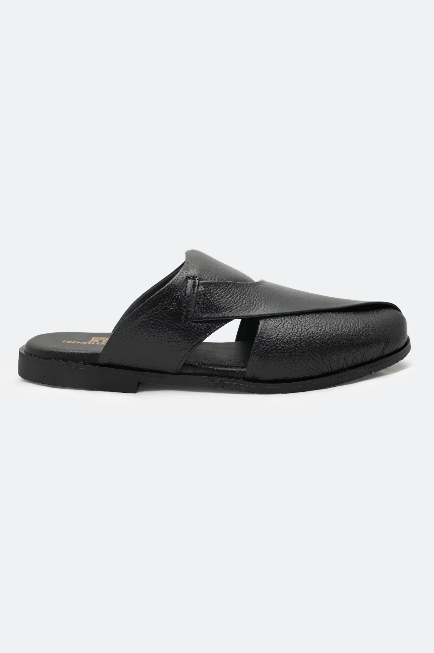 Black Casual Peshawari Sandal