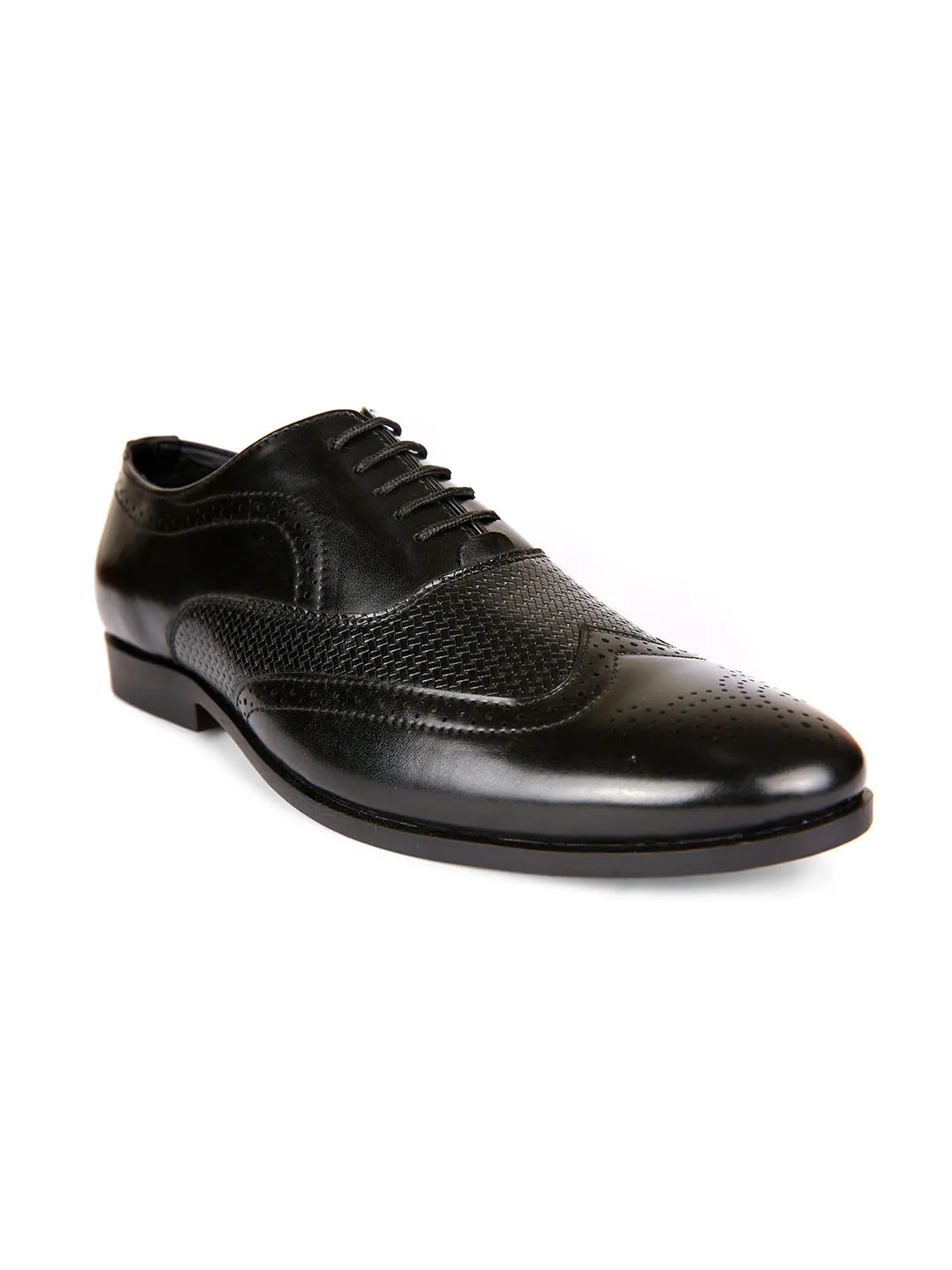 Black Formal Brogue Shoes