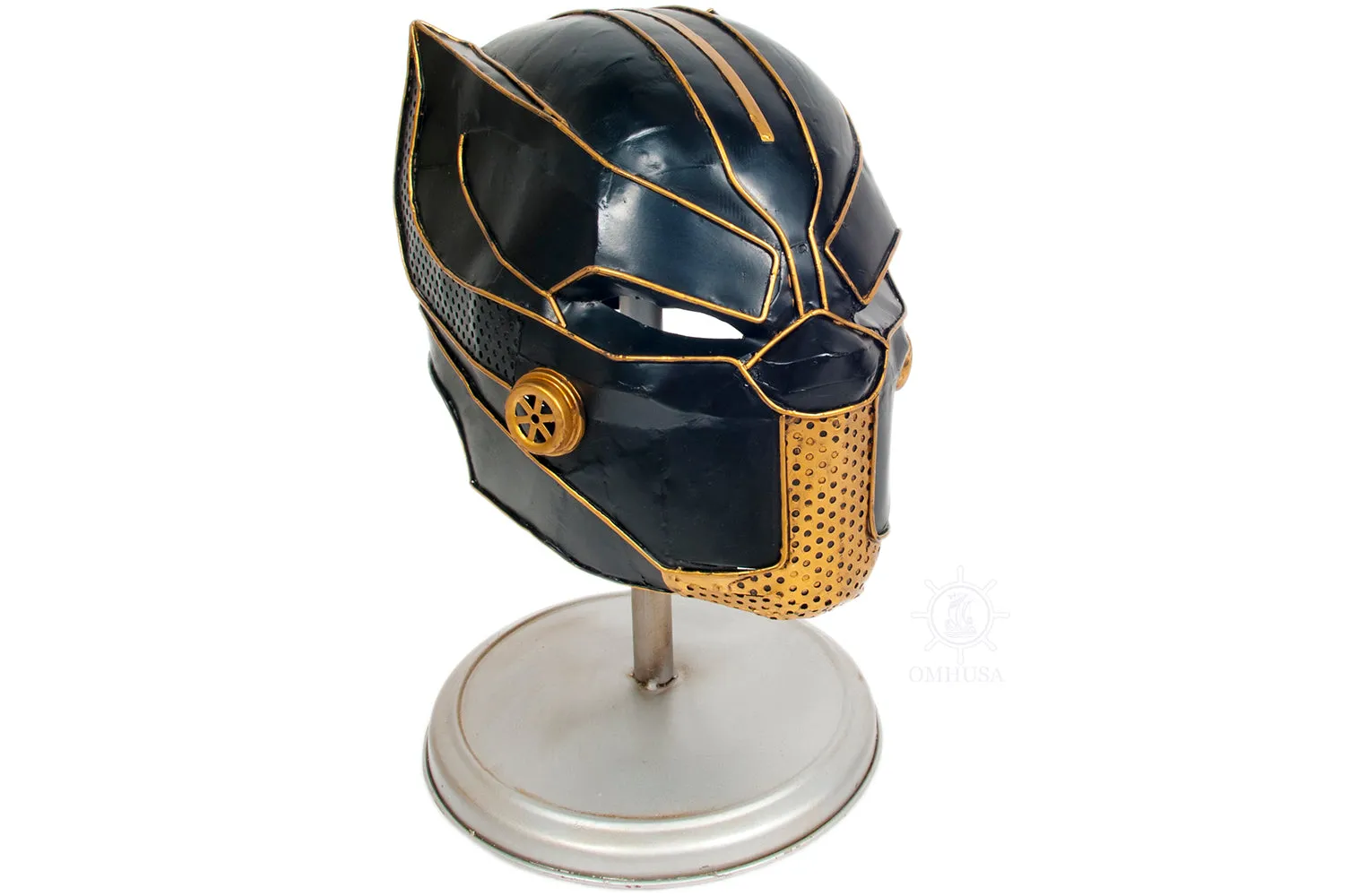 Black Panther Helmet Metal Handmade