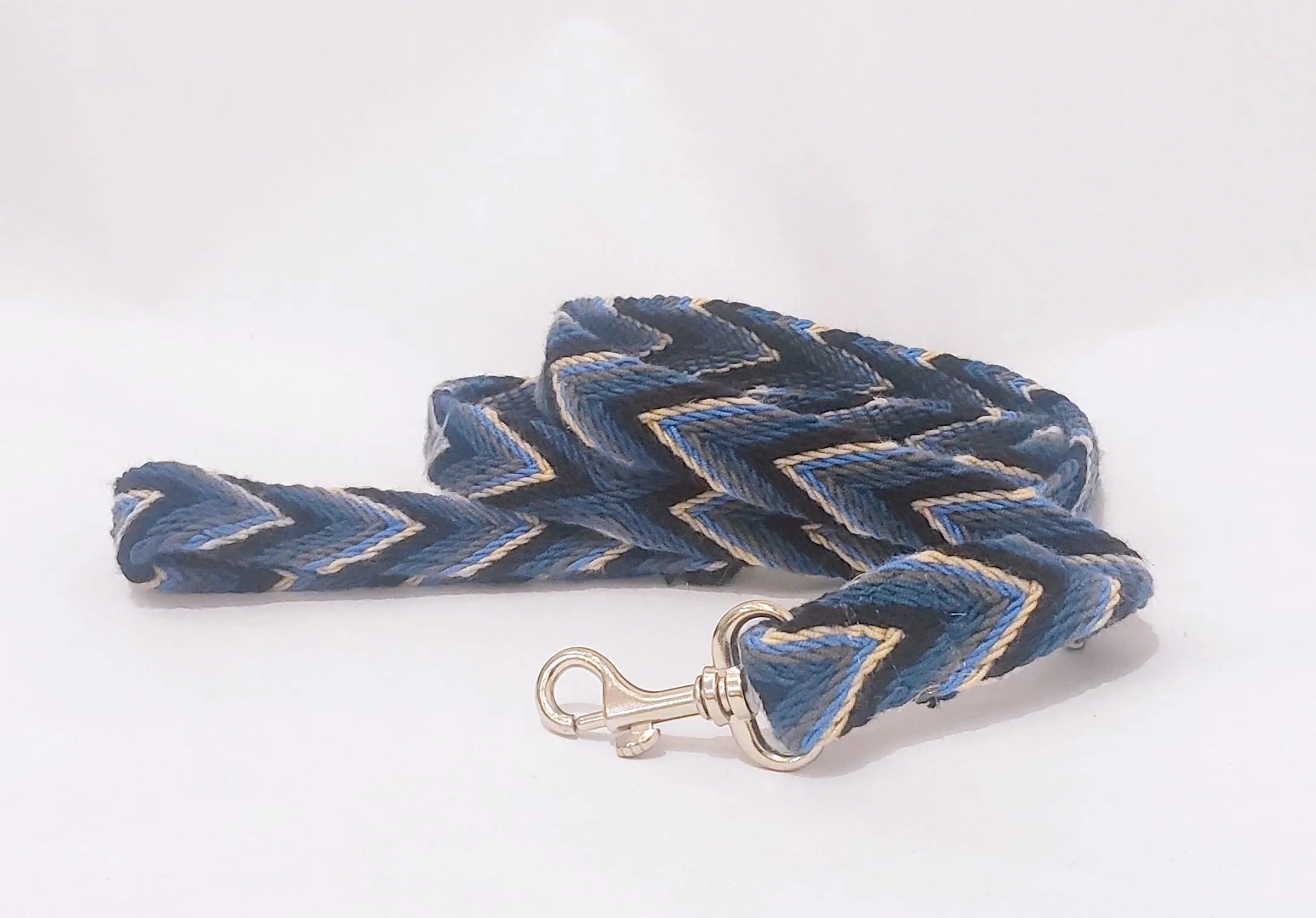 Blue Handmade Wayuu Pet Leash