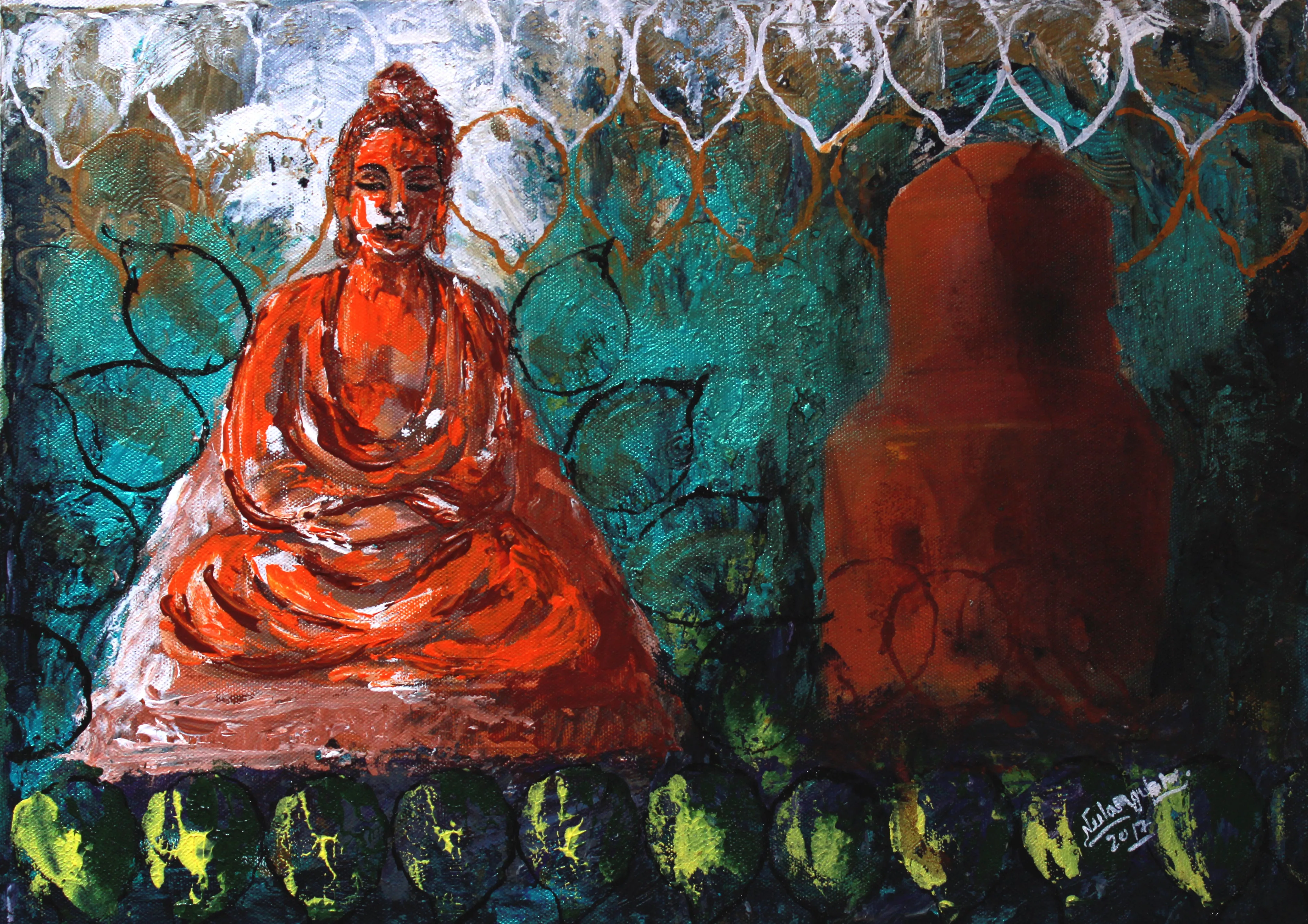 Buddha in Kashi - Original Handmade