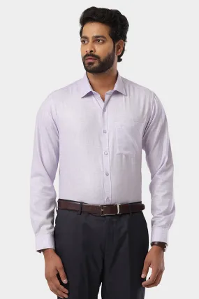 Cardiff - Purple Formal Shirt For Men | Ariser