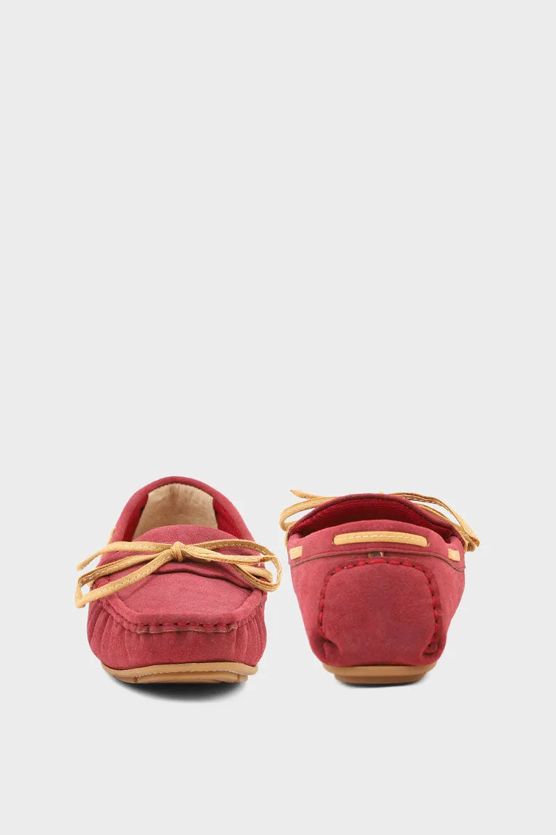 Casual Moccasin I60084-Maroon