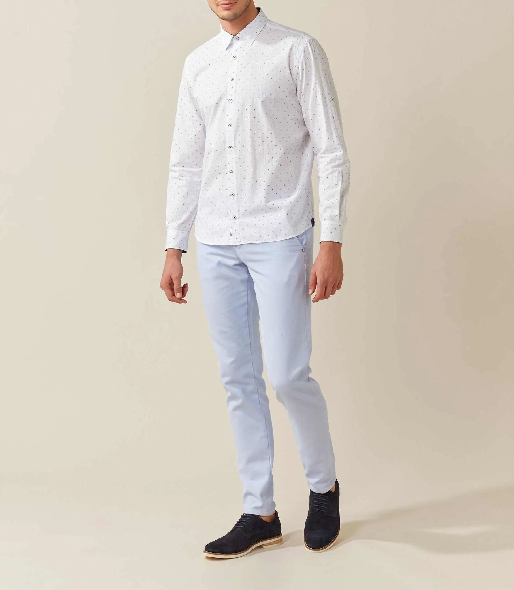 Chemise casual blanche "Tenuto"