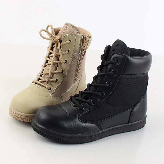 Child Military Style Non-Slip Hiking  Combat Boots