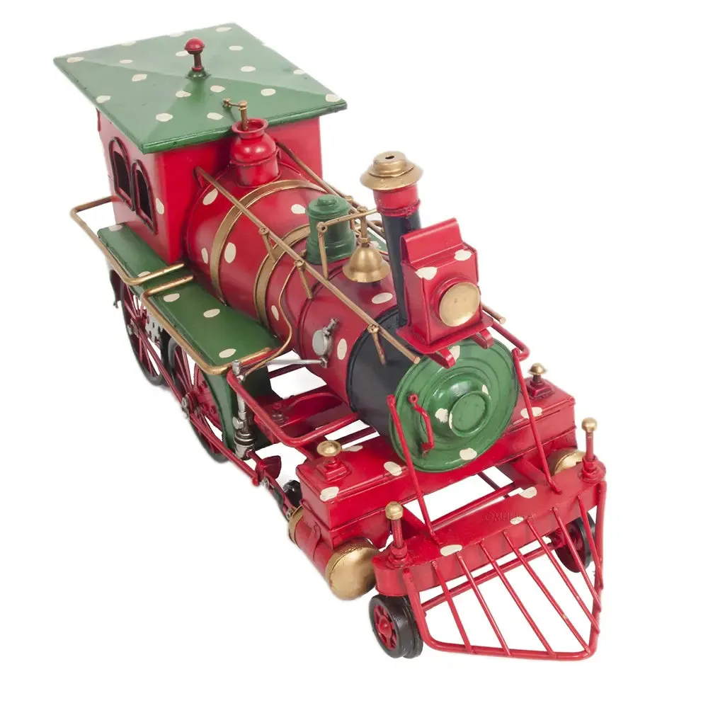 Christmas Train Model Handmade Metal