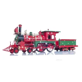 Christmas Train Model Handmade Metal