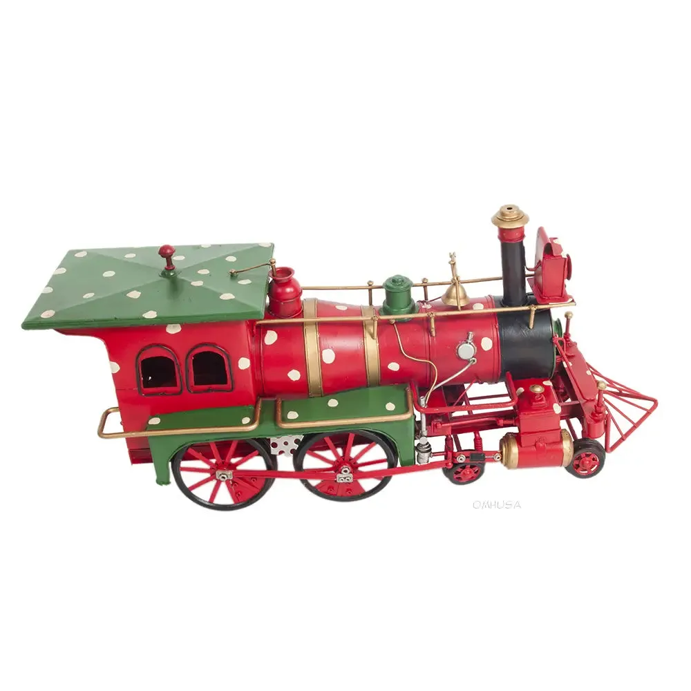 Christmas Train Model Handmade Metal