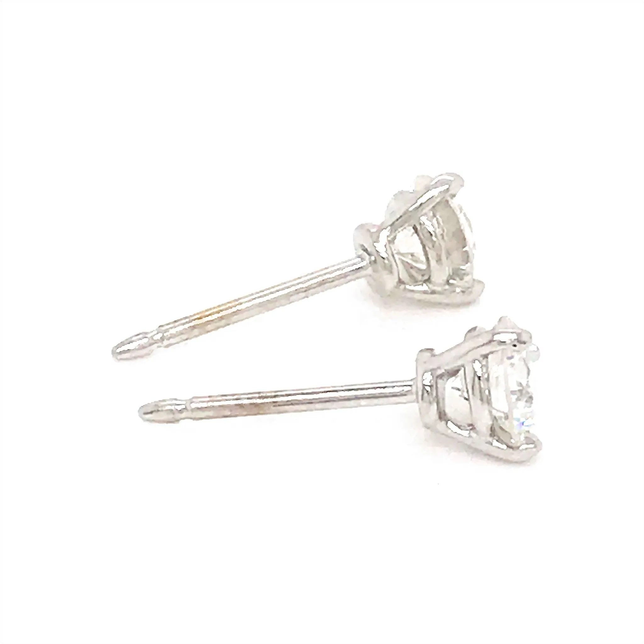 Classic Diamond Stud Earrings