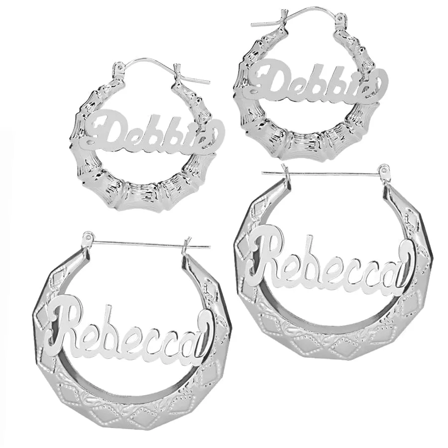 Classic Name Earrings