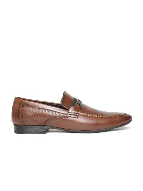 Cognac Formal Slip-Ons