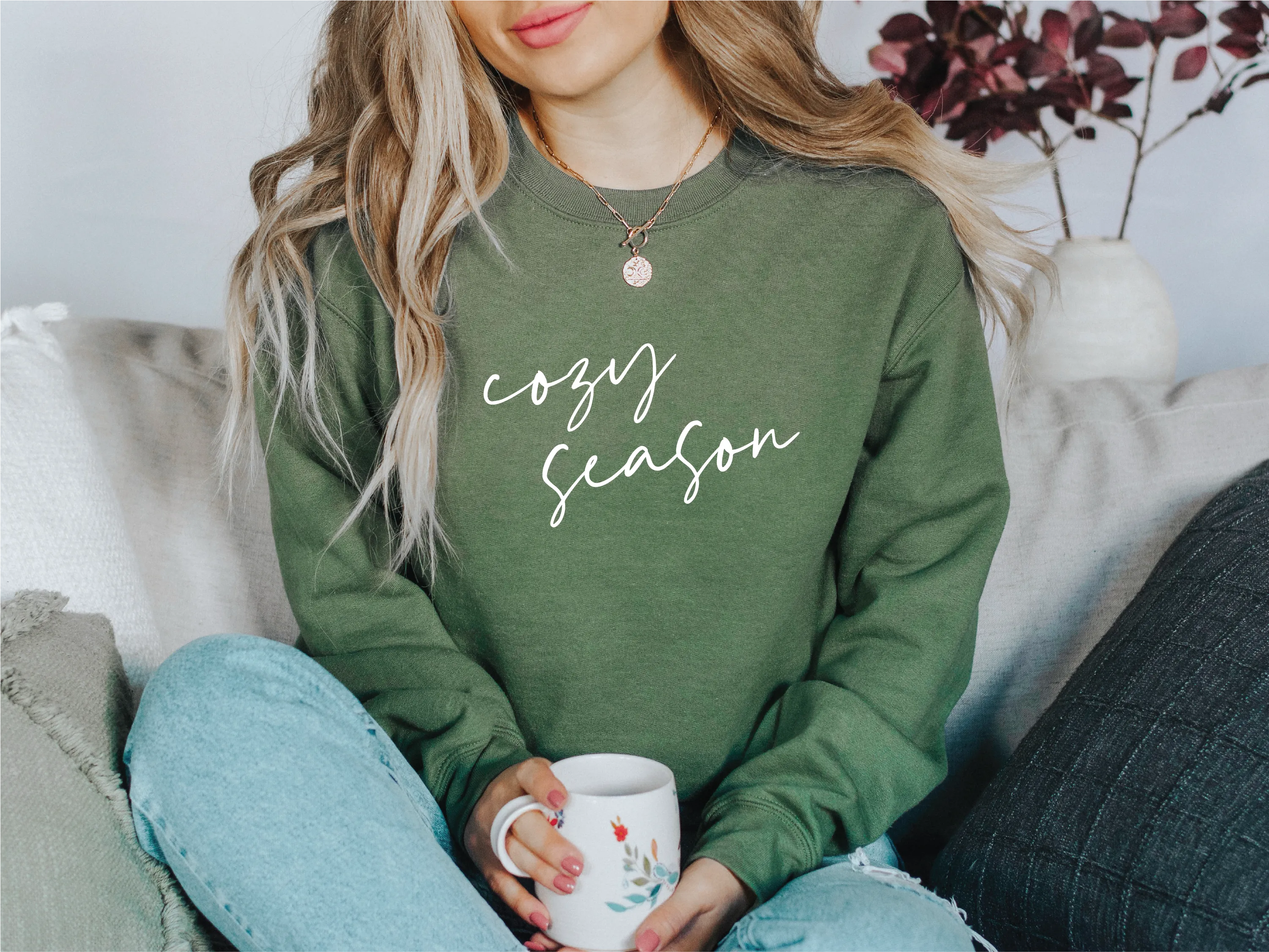 Cozy Season Classic Crew Neck Sweater