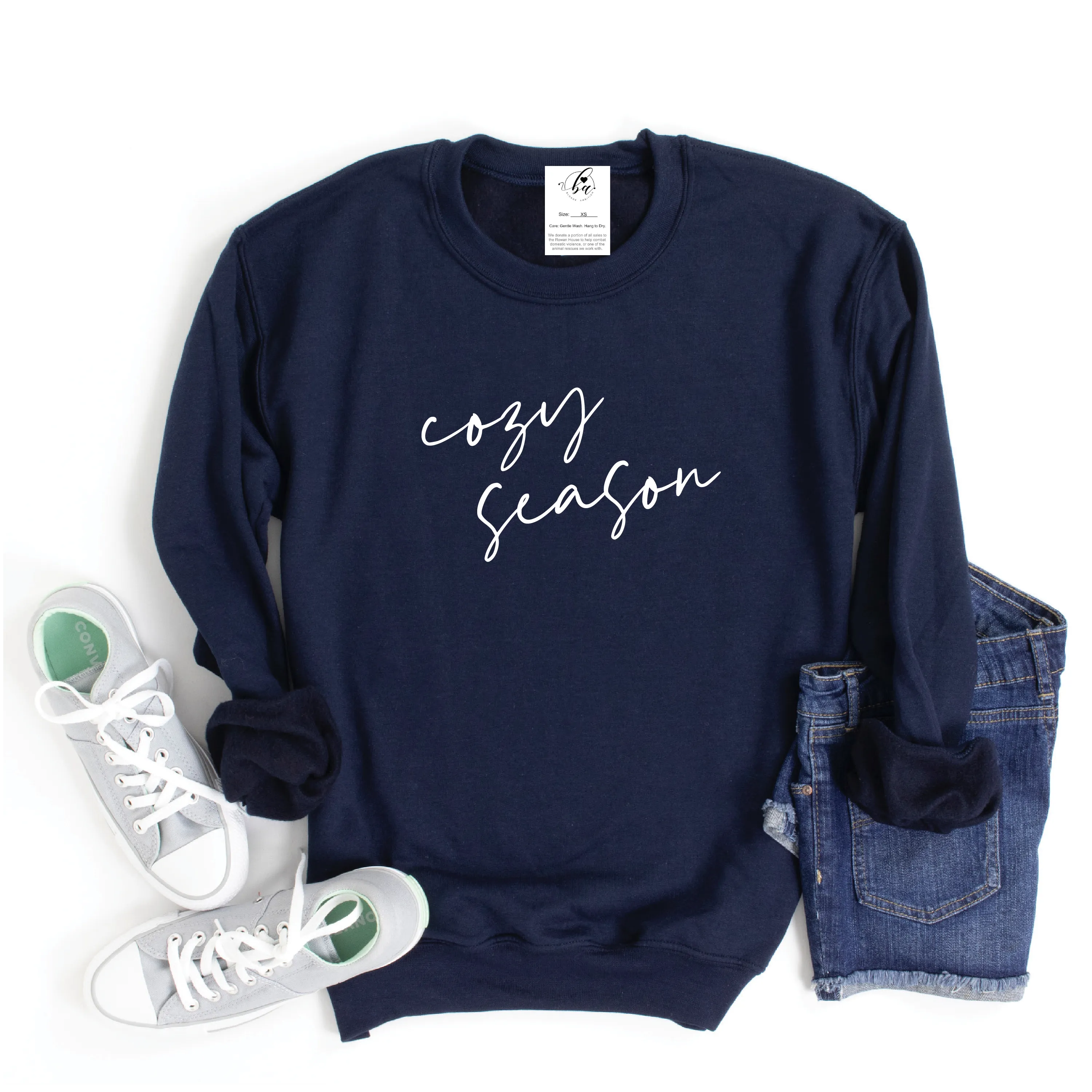 Cozy Season Cozy Crew Neck Sweater