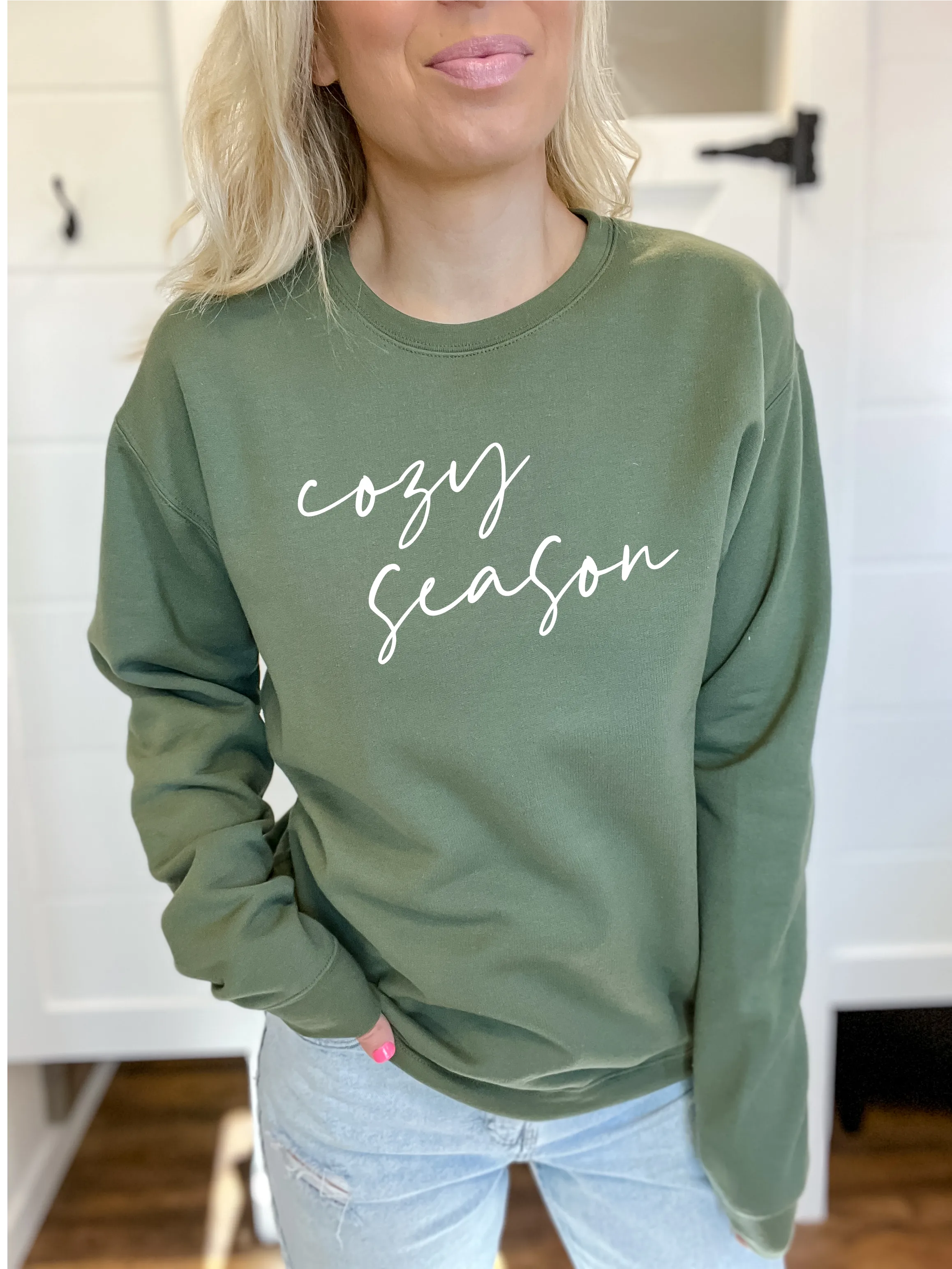 Cozy Season Cozy Crew Neck Sweater