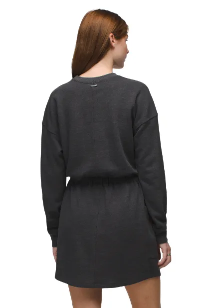 COZY UP POCKET DRESS CHARCOAL