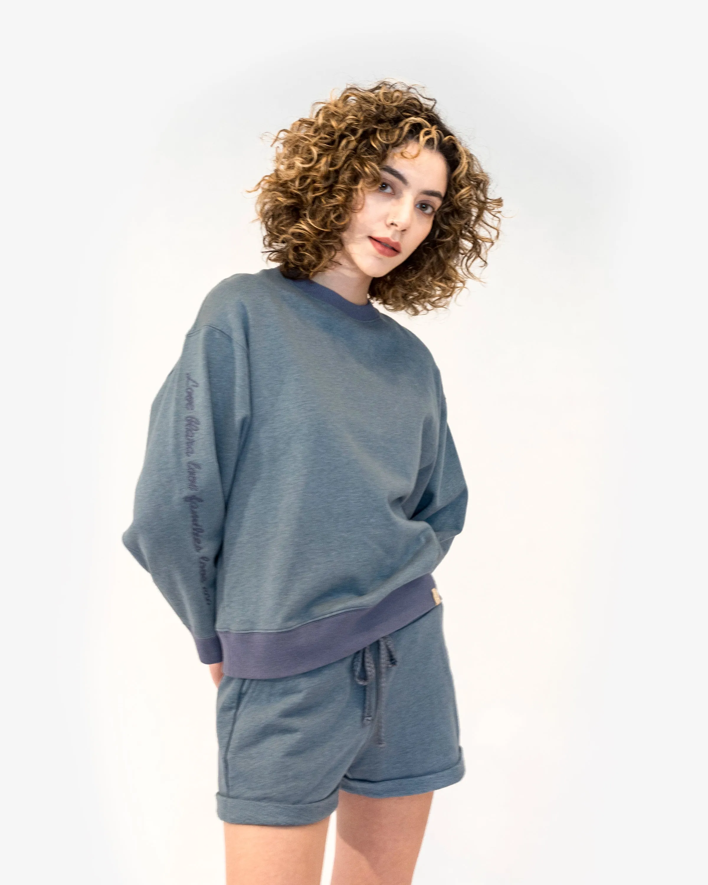 Crewneck Loose Sweatershirt