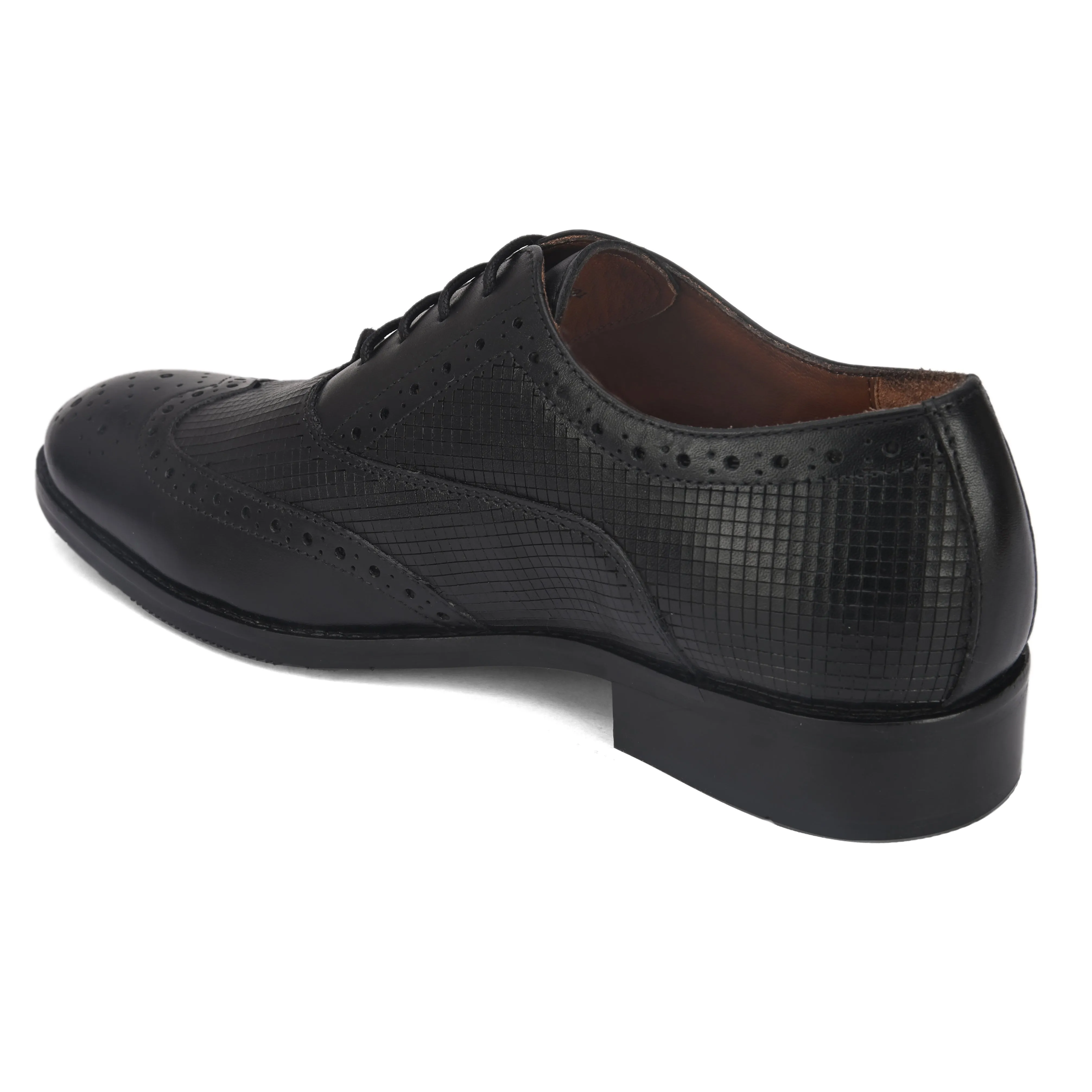 Delmar Black Formal Brogues