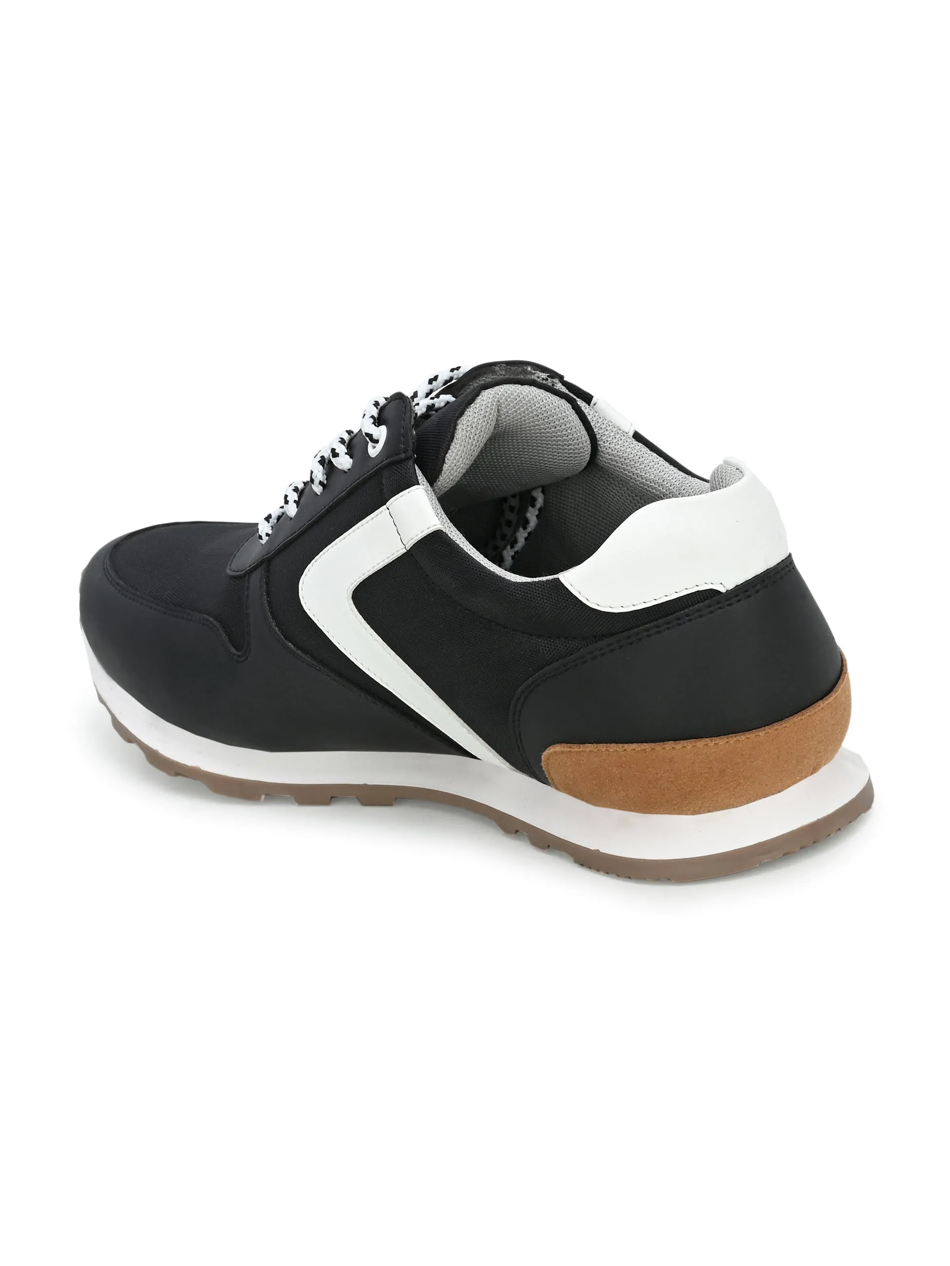 Ecru Black Casual Sneakers