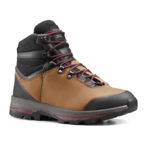 Forclaz Trek 100 Flexible Leather Hiking Boots Women's