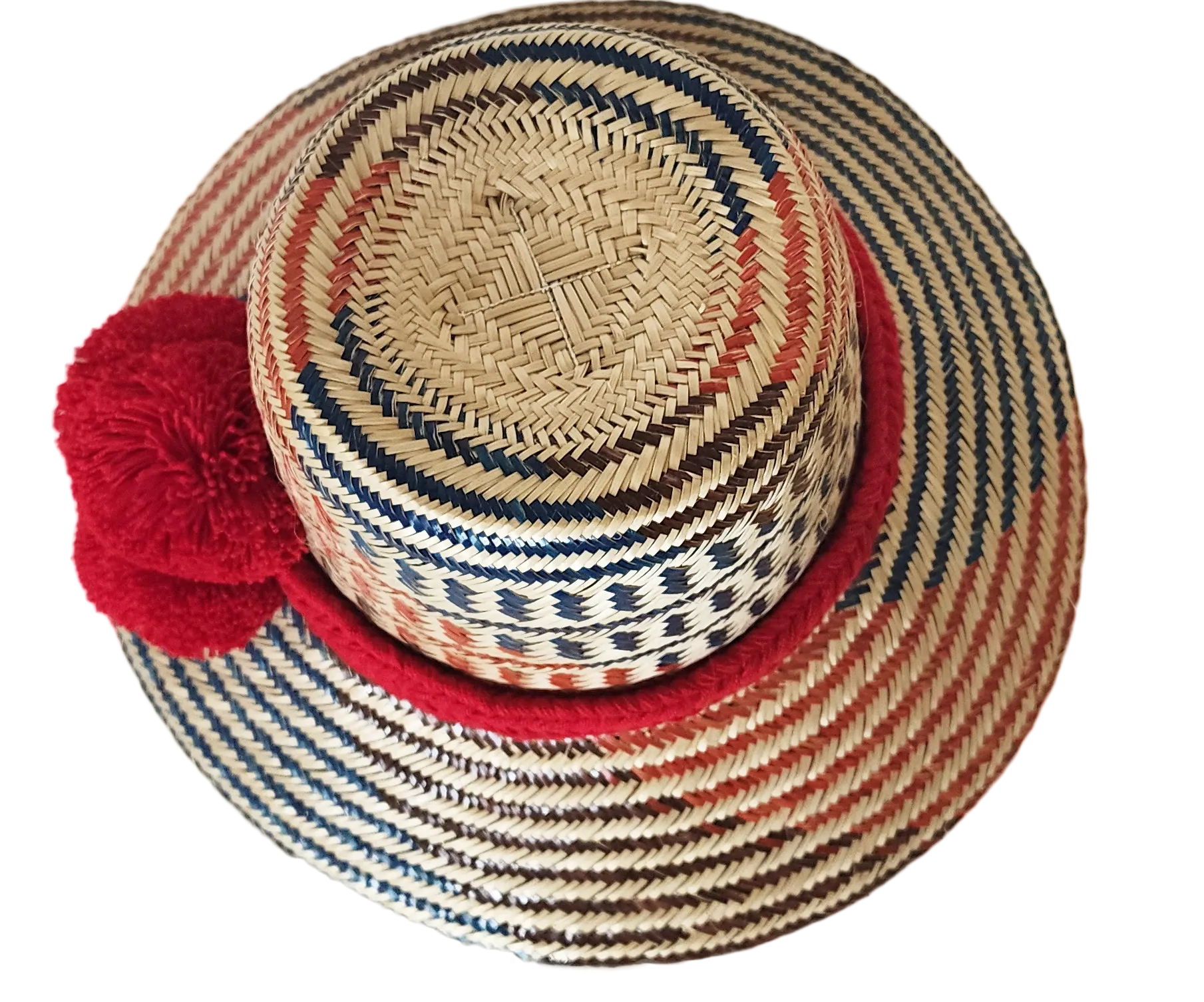 Certainly! To optimize the title for an e-commerce product, you can include descriptive keywords that highlight its unique features. Heres a revised version:

Gabriela Artisan-Crafted Wayuu Straw Hat with Handwoven Design