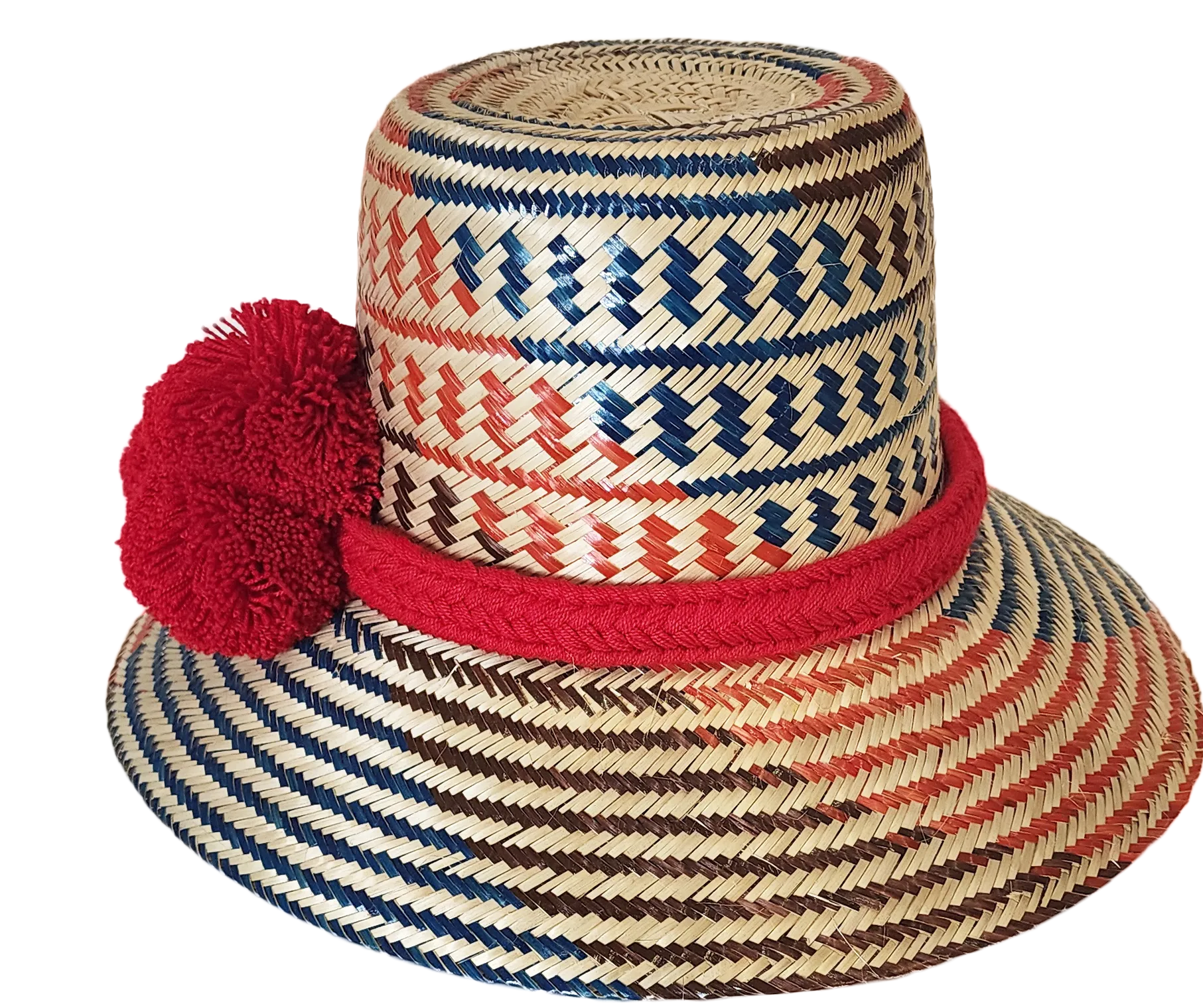 Certainly! To optimize the title for an e-commerce product, you can include descriptive keywords that highlight its unique features. Heres a revised version:

Gabriela Artisan-Crafted Wayuu Straw Hat with Handwoven Design