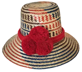 Certainly! To optimize the title for an e-commerce product, you can include descriptive keywords that highlight its unique features. Heres a revised version:

Gabriela Artisan-Crafted Wayuu Straw Hat with Handwoven Design