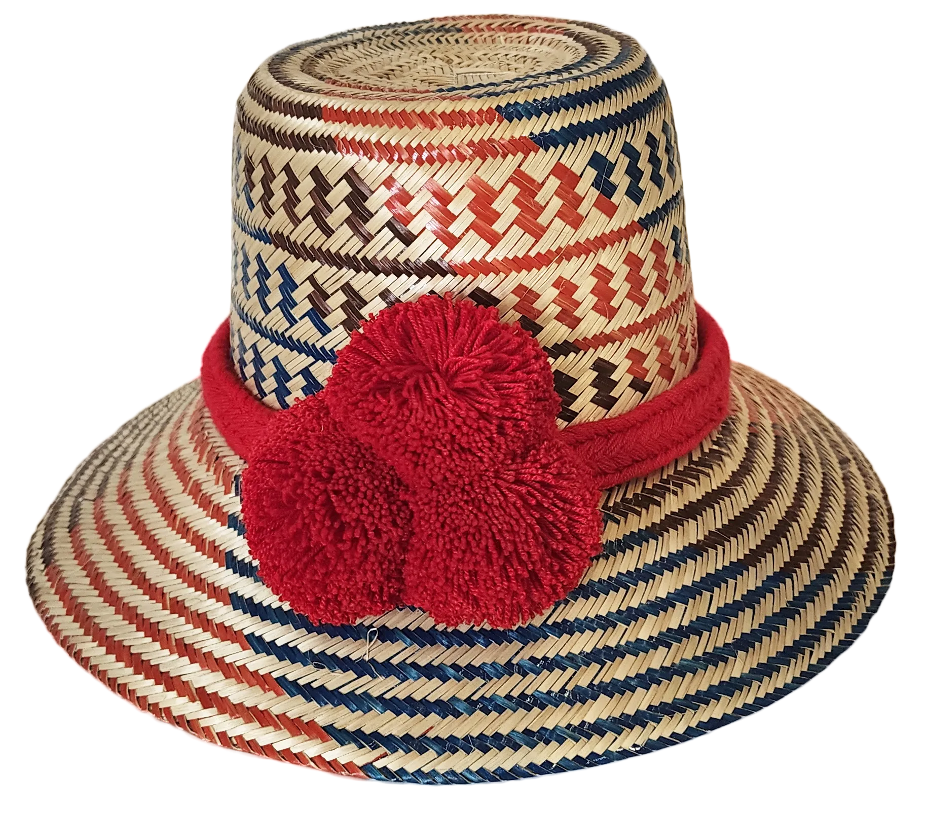 Certainly! To optimize the title for an e-commerce product, you can include descriptive keywords that highlight its unique features. Heres a revised version:

Gabriela Artisan-Crafted Wayuu Straw Hat with Handwoven Design