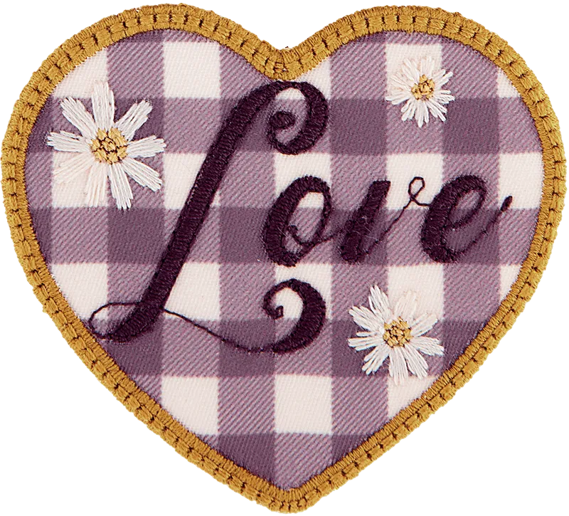 Gingham Love Patch