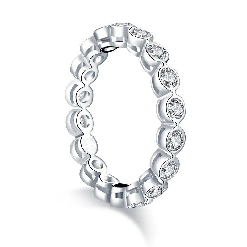 Handmade Comfort Fit Sterling Silver Eternity Ring