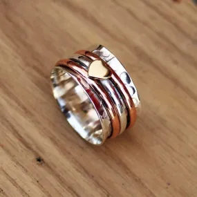 Handmade Heart Ring for Meditation