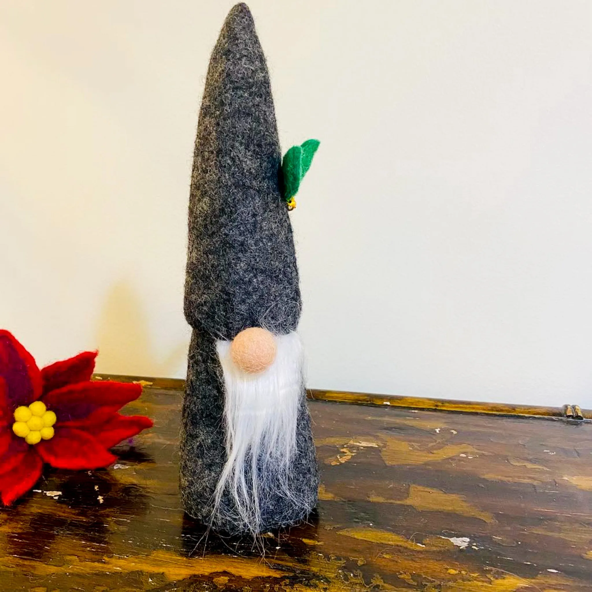 Handmade Holiday Santa Gnome Decoration