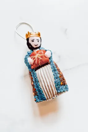 Handmade Sparkly Wiseman Ornament