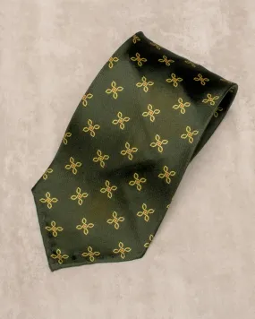 Handmade Vintage 7-Fold Silk Tie #1523