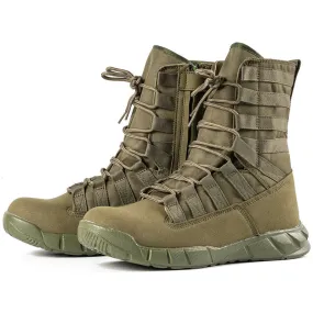 Hiking Desert Solid Color Portable Men Ankle Boots