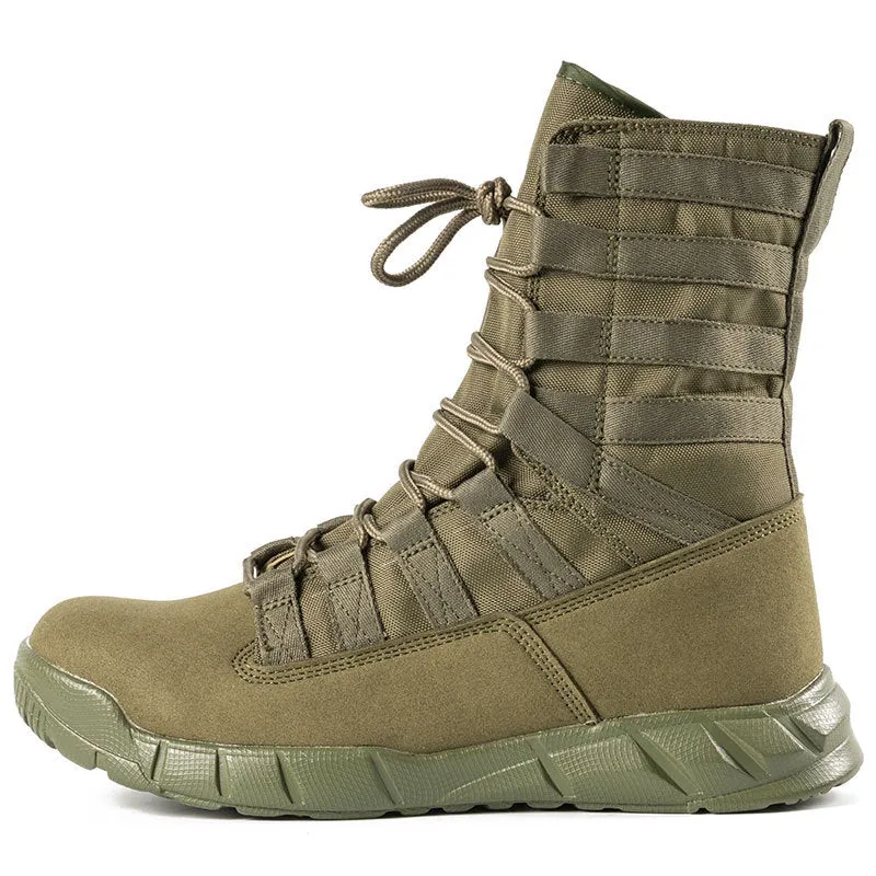 Hiking Desert Solid Color Portable Men Ankle Boots