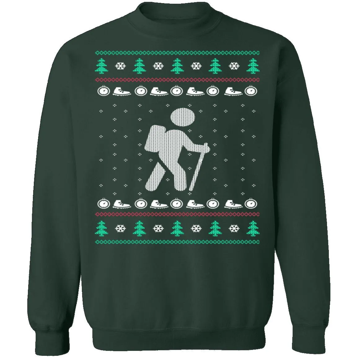 Hiking Ugly Christmas Sweater