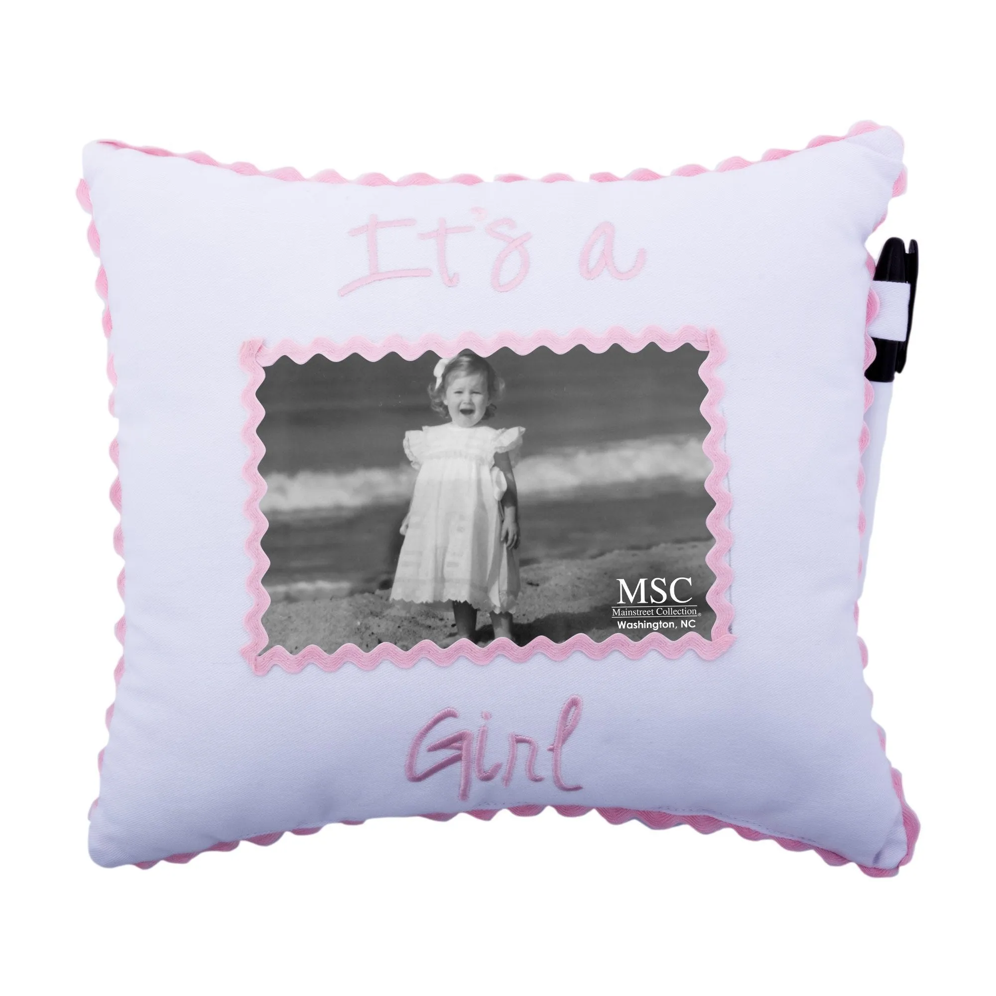 Keepsake Photo Autograph Pillow with 4x6 Photo